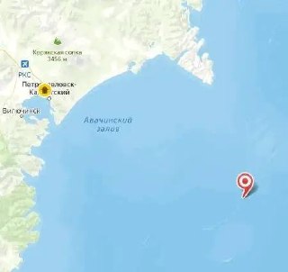 Землетрясение магнитудой 5,7 зафиксировано на Камчатке